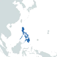 Philippines world map