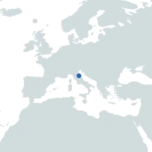 San Marino world map