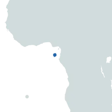 Sao Tome &amp; Principe world map