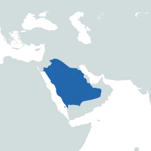 Saudi Arabia world map