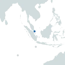 Singapore world map