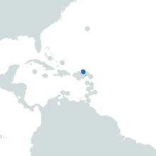 Sint Maarten world map