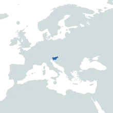 Slovenia world map
