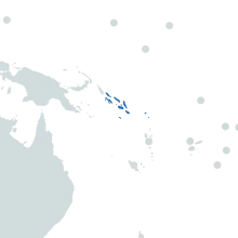 Solomon Islands world map