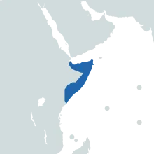 Somalia world map
