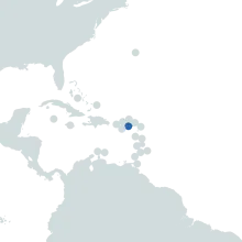 St Kitts Nevis world map