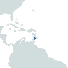 St Vincent Grenadines world map