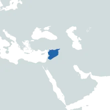 Syria world map