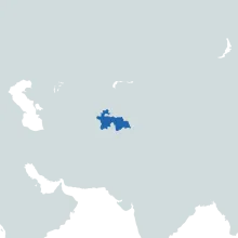 Tajikistan world map