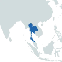 Thailand world map