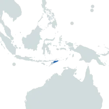 Timor Leste world map