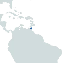 Trinidad and Tobago world map