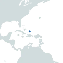 Turks & Caicos Islands world map