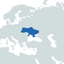 Ukraine world map