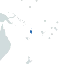 Vanuatu world map