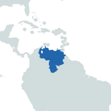 Venezuela world map