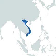 Vietnam world map