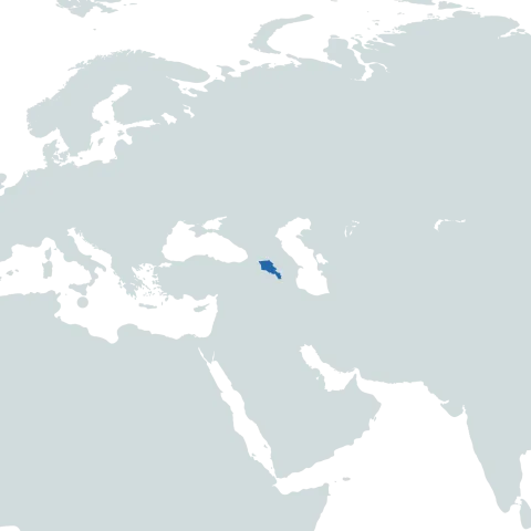armenia world map