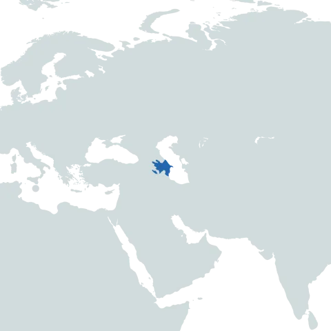 Azerbaijan map