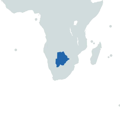 Botswana map