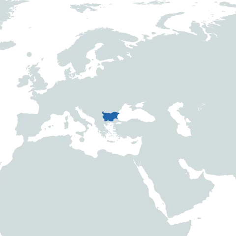 bulgaria world map