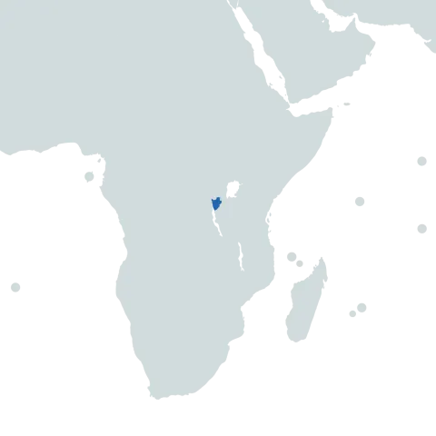 burundi world map