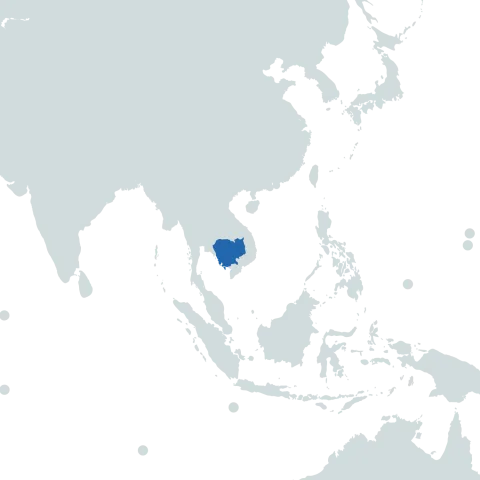 cambodia world map