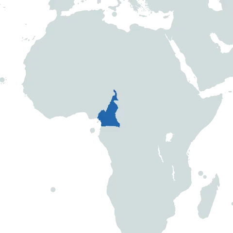 cameroon world map