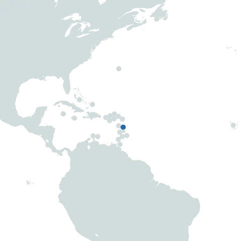 dominica world map