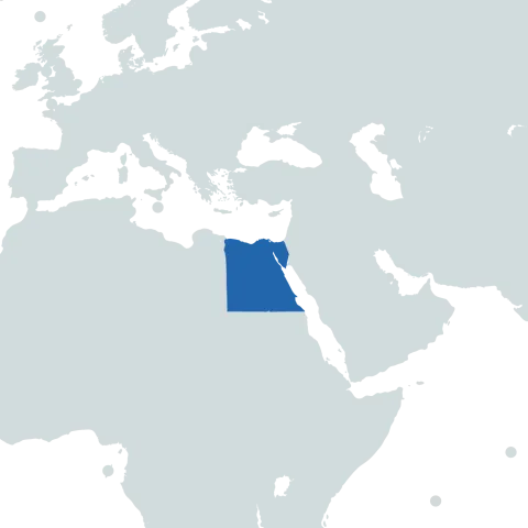 Egypt world map