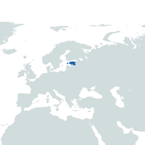 estonia world map