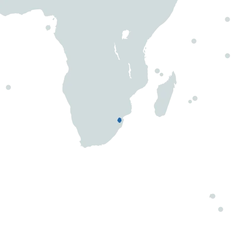 Eswatini world map