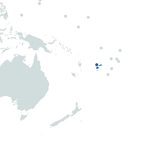 Fiji World Map