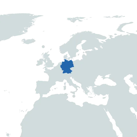 Germany world map