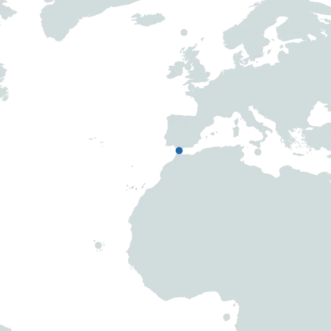 Gibraltar world map