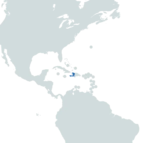 Haiti World Map