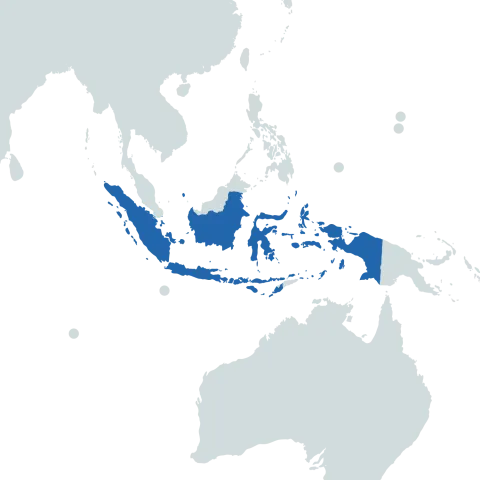 Indonesia World Map