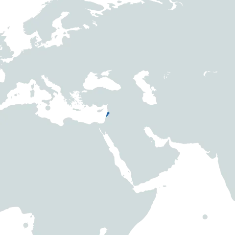 Lebanon world map