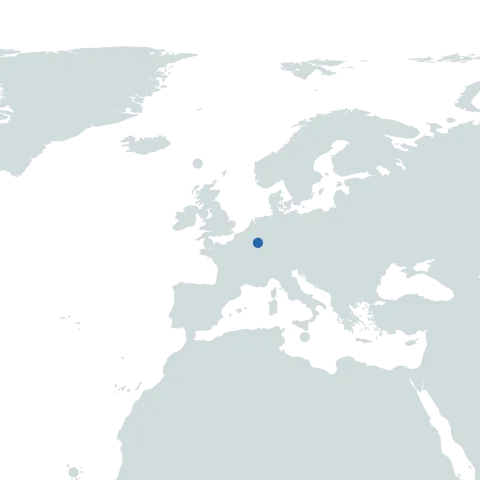 Luxembourg world map