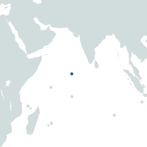 Maldives world map