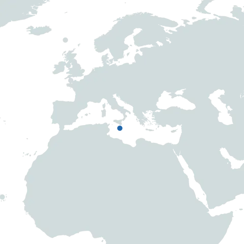 Malta world map