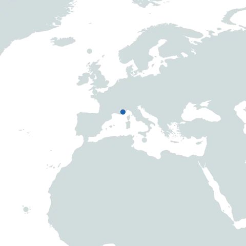 Monaco world map