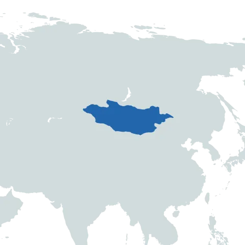 mongolia world map