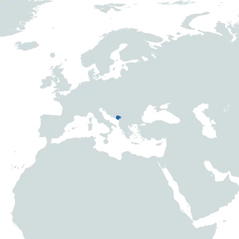 Montenegro world map