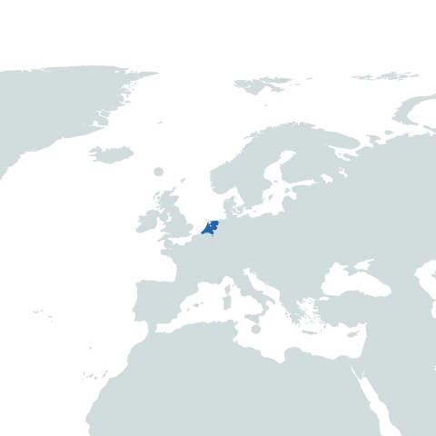 Netherlands world map