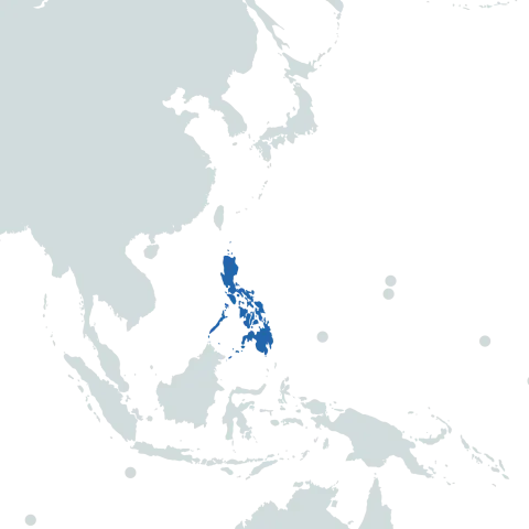 Philippines world map