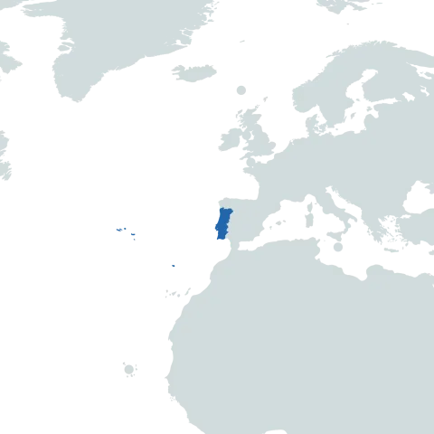 Portugal World Map