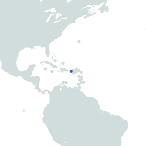 Puerto Rico world map