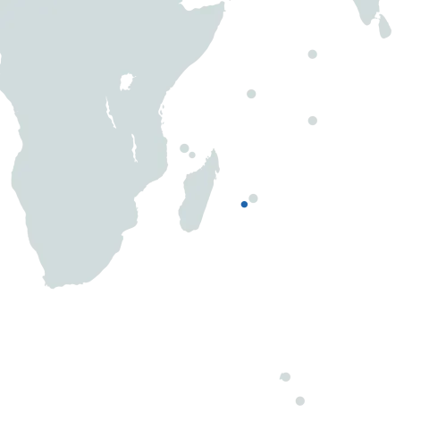 Reunion world map