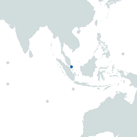 Singapore world map